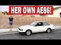 Her Own AE86!!! .... 1985 Toyota Corolla GTS Coupe!!