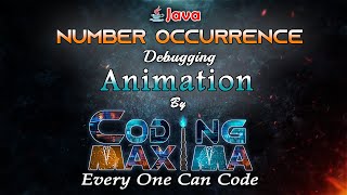 Number Occurrence in Hash Map | 1080P HD | Hash Map in java | core java | java | Coding Maxima