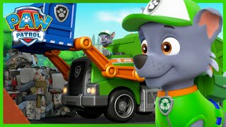 Rocky sprząta plażę swoją nową śmieciarką do recyklingu! - Psi Patrol PAW Patrol po polsku