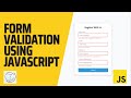 JavaScript Form Validation: Best Practices for Error-Free User Input