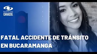 Motociclista que se habría pasado un semáforo en rojo mató a estudiante de Medicina en Bucaramanga