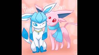 Espeon x Glaceon #eeveelution #pokemon #shorts #espeon #glaceon