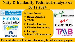 32. Tata Power Balaji Amines TMB Finolex Cables Finolex Industries Campus Bank of Maharastra #TCT