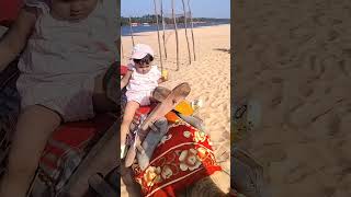 Shreesha # enjoying # camel ride