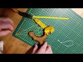 wrap and tuck method of tying bands to a slingshot catapult