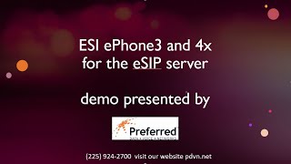 ePhone3 and ePhone4X for ESI eSIP Server instructions video