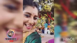 Vijay Tv Priyanka-வின் Ultimate Fun..🤣 Shooting Spot-ல் பாட்டி யை வம்பிழுத்த Priyanka..