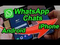 2026 WhatsApp Chat Transfer from Android to iPhone 16 Pro Max using the new Move to iOS 100% FREE