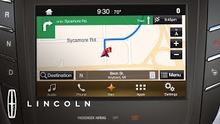 How to get Directions with SYNC® 3 Navigation | How-To | Lincoln