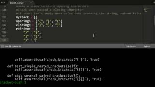 Python coding with Doublebyte! Bracket Matching and Minesweeper (Exercism)