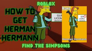 How To Find Herman Hermann Roblox