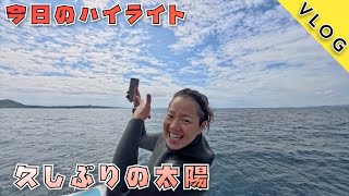 【ダイビングVlog】☀️久しぶりの太陽😄ポカポカでした〜