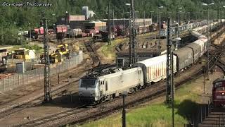 Akiem BB 37033 with an empty Volvic water train