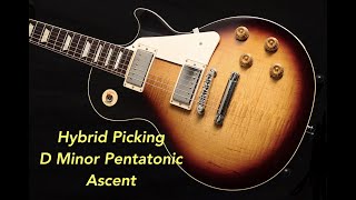 Hybrid Picking D Minor Pentatonic Ascent