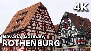 Rothenburg ob der Tauber in Bavaria, Germany | 4K