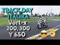 VORTX 200 300 Y 650 TRACK DAY ITALIKA | Rodal Biker Vlogs