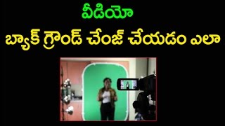 How To Change Videos Background Using Mobile || Telugu