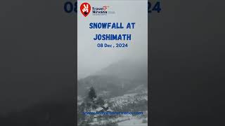 Where the mountains kiss the sky and snow blankets the world in serenity.  #Joshimath #WinterWonders