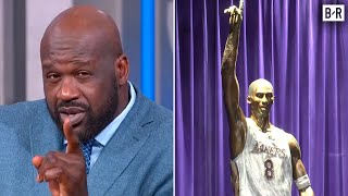 Shaq's Emotional Reaction to Kobe Bryant Statue Unveiling | Inside the NBA