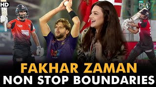 Fakhar Zaman Non Stop Boundaries | Quetta vs Lahore | Match 15 | HBL PSL 7 | ML2G