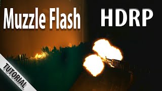 Realistic Muzzle Flash Effect in 5 Minutes | unity particle system tutorial