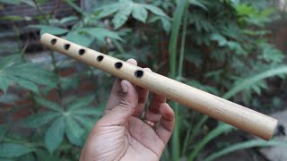 How to make a bamboo flute
