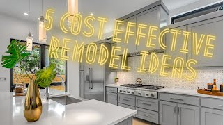 5 kostengünstige Ideen für den Küchenumbau