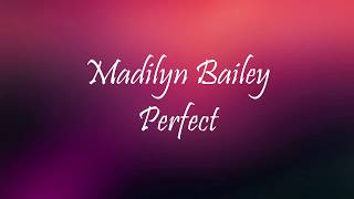 🍭Ed Sheeran - Perfect Lyrics (Madilyn Bailey Cover)🍭