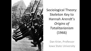 Sociological Theory:  Skeleton Key 4 to Hannah Arendt's Origins of Totalitarianism [© Dan Krier]