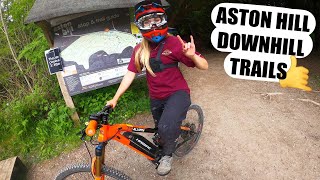 Back Riding Downhill at Aston Hill Bikepark!