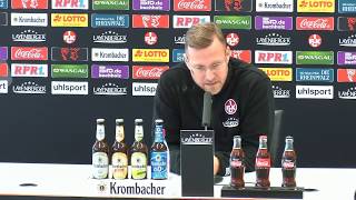 Livestream: Pressekonferenz vor dem letzten Hinrundenspiel beim SV Meppen