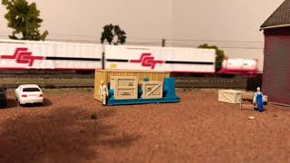 SCT Freight powering through Wokarina.