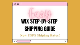 [SUPER DETAILED] How to Ship Products | Wix and USPS