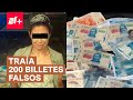 Detienen a mujer con más de 200 billetes falsos en Monterrey - N+