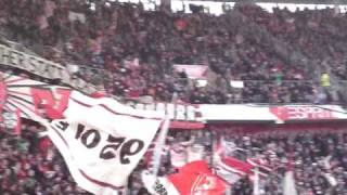 Fortuna Düsseldorf - MSV | Einlauf + Wabbelbecher statt Platzwunden - Choreo