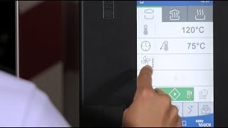Steam with core temperature setting in the Convotherm 4 easyTouch °C