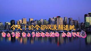 大利根月夜  故鄉的月   經典懷念音樂【高音質  全音標  歌詞   譯文】