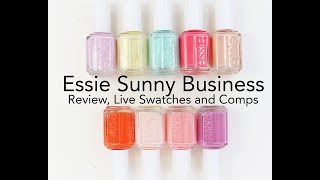 Essie Sunny Business Collection: Review, Live Swatches and Comparisons