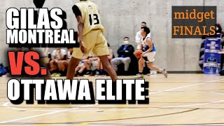 Gilas Montreal vs. Ottawa Elite (midget) Finals 2nd half only