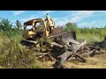 1968 terex dozer clearing the way.