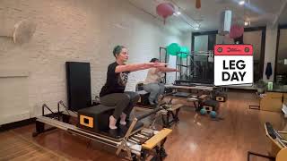 Bodytonic Pilates, Seattle - Reformer Class Knee Stretch