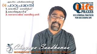 ചയോഗ ശില്പശാല   പാഠം 4   ഏകദിന പരിശീലനത്തിന്റെ പാഠ്യ പദ്ധതി 1