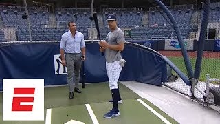 [Exclusive] Giancarlo Stanton and Alex Rodriguez talk batting strategy, Yankees