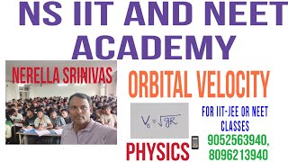 #ORBITAL VELOCITY #GRAVITATION  #CLASS 11