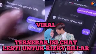 VIRAL LESLAR HARI INI,ISI CHAT LESTI TERBONGKAR KE PUBLIK,INI LAH ISI CHAT NYA