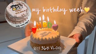 36주 임산부 브이로그 | 생일주간, 가족 친구들과 보낸 일상, 동탄맛집 다니기 VLOG