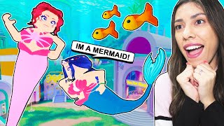 Meet My New Sister Keisha Is Going To Be So Jealous Roblox Roleplay - roblox mermaid life outfits
