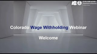 May 2024 Colorado W-2 Wage Withholding Webinar