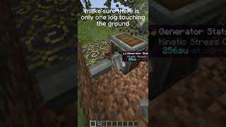 Create Hand Crank Tutorial 💪⚙️ #createmod #minecraft #tutorial