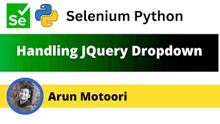 Handling JQuery dropdown menu using Selenium Python (Selenium Python)